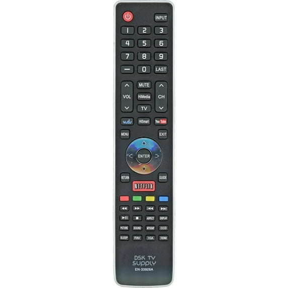 Hisense EN-33922 Replacement TV Remote Control