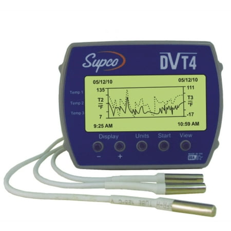 DVT4 Data View 4-Channel Temperature Data Logger with Display