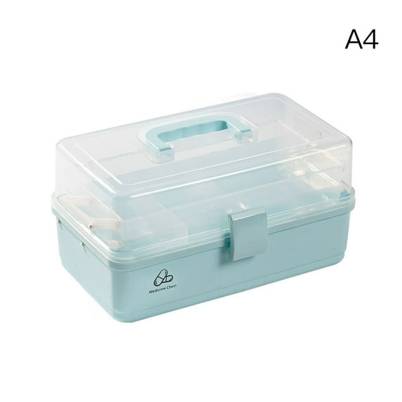 3 Layers Portable Organizer First Aid Kit Plastic Waterproof Medicine Cabinet Storage Box Plastic Storage Container