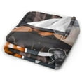 thumbnail image 2 of Blanket Michael Actors B. Jordans Throw Flannel Blankets Warm Soft Cozy Fuzzy Air Conditioning Blanket for Living Room Sofa Bed Gift Blankets for All Seasons 40"x50", 2 of 6