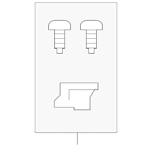 Genuine OE Toyota Repair Bracket - 81193-12280