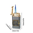 thumbnail image 3 of LACKUST Butane Torch Lighter,Metal Windproof Lighter - Straight Blue Flame,Inflatable,D, 3 of 9