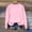 Pink, variant on Sweatshirt Womens Pullover for Womens Crewneck Long Sleeve Solid Color Fashion Athletic Top Plus Size Fall Winter Trendy Party Outdoor Workout Blouse Comfortable,Khaki