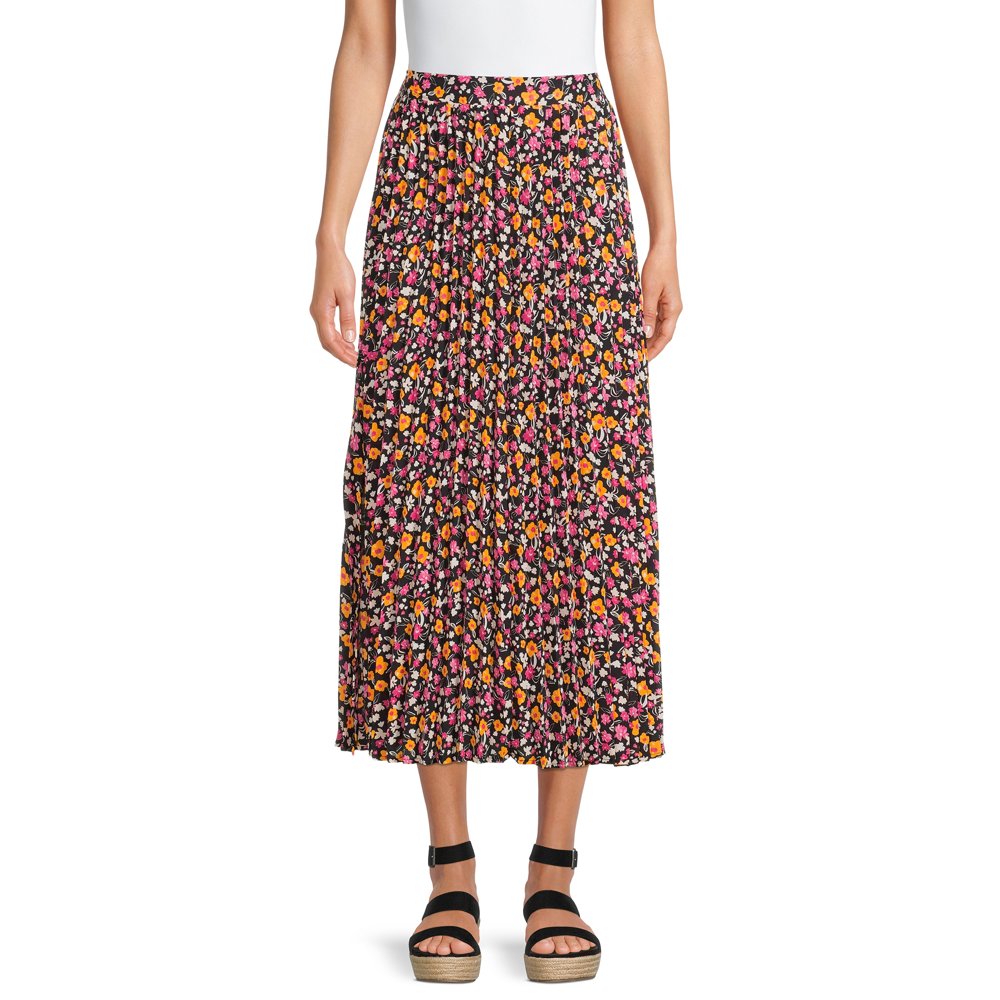 The Get - The Get Women's Pleated Maxi Skirt - Walmart.com - Walmart.com