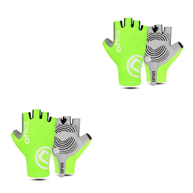Sonducket 1 par de medio guantes multicolor senderismo pantalla táctil auxiliar ajustable ciclismo mitones equipo deportivo bicicleta suministros amarillo Amarillo S 2piezas Sonducket CBP489227
