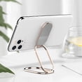thumbnail image 3 of Phone Ring Holder Finger Kickstand 360°Rotation Cellphone Back Grip Foldable Cell Phone Stand for Desk Compatible with iPhone iPad Smartphones Tablets ( w/ Universal Magnetic Car Mount), 3 of 9