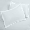 thumbnail image 4 of ROYALE LINENS White Duvet Cover Queen Size - Queen Duvet Cover Set - 3 Piece Double Brushed Queen Duvet Covers with Zipper Closure, 1 Queen Duvet Cover 90x90 inches and 2 Pillow Shams (Queen, White), 4 of 8