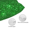 thumbnail image 3 of Fotbe Green Glitter Funda de Almohada Decorativa Estilo Occidental, Lujo en Algodón, Fundas para Almohadas King, Cojín Estampado para Decoración del Hogar-14"x20", 3 of 6