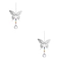 thumbnail image 4 of Bearachild Candelabro bola de cristal cuentas de arcoíris decoración de ventanas para el hogar atrapasol colgante decoración de boda favores mariposa de 60 mm + bola de 30 mm 2piezas, 4 of 6