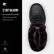 thumbnail image 4 of Botas Snow Angel de Sorel para mujer, color negro, con cordones, para invierno, 4 of 6