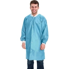 Promax Lab Coats Open Cuff no pocket 30 per case Size LG Walmart