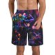 thumbnail image 1 of Balery Glowing Chameleon Fantasy Art Traje de Baño Estilo Hawaiano para Hombre, Shorts de Secado Rápido con Bolsillos-3X-Large, 1 of 6