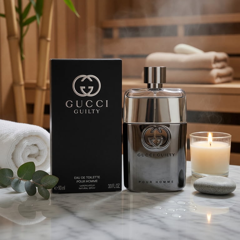 Gucci Guilty Men's Perfume, Eau de Toilette Cologne, 3 Oz Full