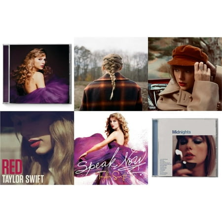 Speak Now (Taylor's Version) (2CD) & Evermore (X) & Red (Taylor's Version) (Edited) (2CD) & Red & Speak Now & Midnights (X) (Moonstone Blue CD)