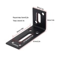 thumbnail image 5 of 1Pcs Heavy Duty Industrial L Shape Adjustable Corner Shelf Brackets, 5 of 8