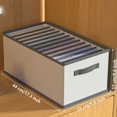 thumbnail image 2 of XWSHYW Contenedores de Almacenamiento Cajón Engrosado Plegable Caja de Almacenamiento Dormitorio Armario Ropa Hogar Orden Cosas Buenas, 2 of 2