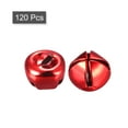 thumbnail image 3 of Uxcell Jingle Bells, 3/8"(10mm) 120 Pack Small Bells for Crafts DIY Christmas, Red, 3 of 5