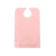 thumbnail image 2 of Waterproof Oil-Resistant Adult Bib No-Wash Design With Bottom Pocket for Elderly Patients Home Dining Daily Meals Nursing Care(Pink L), 2 of 5