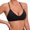 Black, variant on Sngxgn Women Strappy Sports Bra Yoga Bras Padded Backless Medium Support Tops(White,L)