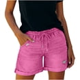 thumbnail image 7 of Jean Shorts Womens Stretchy High Waisted Ripped Denim Shorts Trendy Distressed Cut Off Shorts with Pockets, 7 of 7