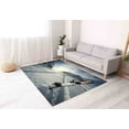 thumbnail image 2 of Snowboard Rugs, Snow Landscape Rug, Office Rugs, Motivational Rug, Hallway Rug, Non-Slip Carpet, Pet Friendly Rug, Salon Rug, 3.9'x5.9' - 120x180 cm, 2 of 8