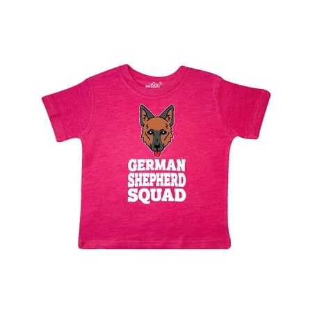 

Inktastic Dog German Shepherd Squad Gift Toddler Boy or Toddler Girl T-Shirt