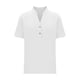 thumbnail image 5 of Xuyuer Women's Solid Color Blouses Short Sleeved Button V-Neck Pullover Casual Fashionable Top, 5 of 8
