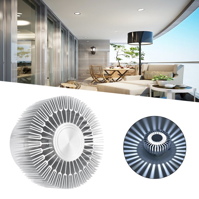 LED Sun Shape Ceiling Light 3W Aluminum Diffuser Wall Light For Bar Corridor Entrance Decoration