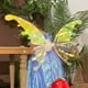 thumbnail image 4 of 1 juego de alas de mariposa brillantes que aletean como alas de hada, decorativas para niños, accesorios de fiesta con alas de mariposa, 4 of 6
