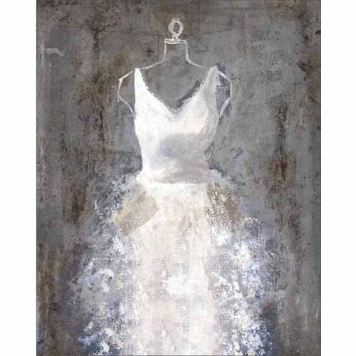 white canvas dress