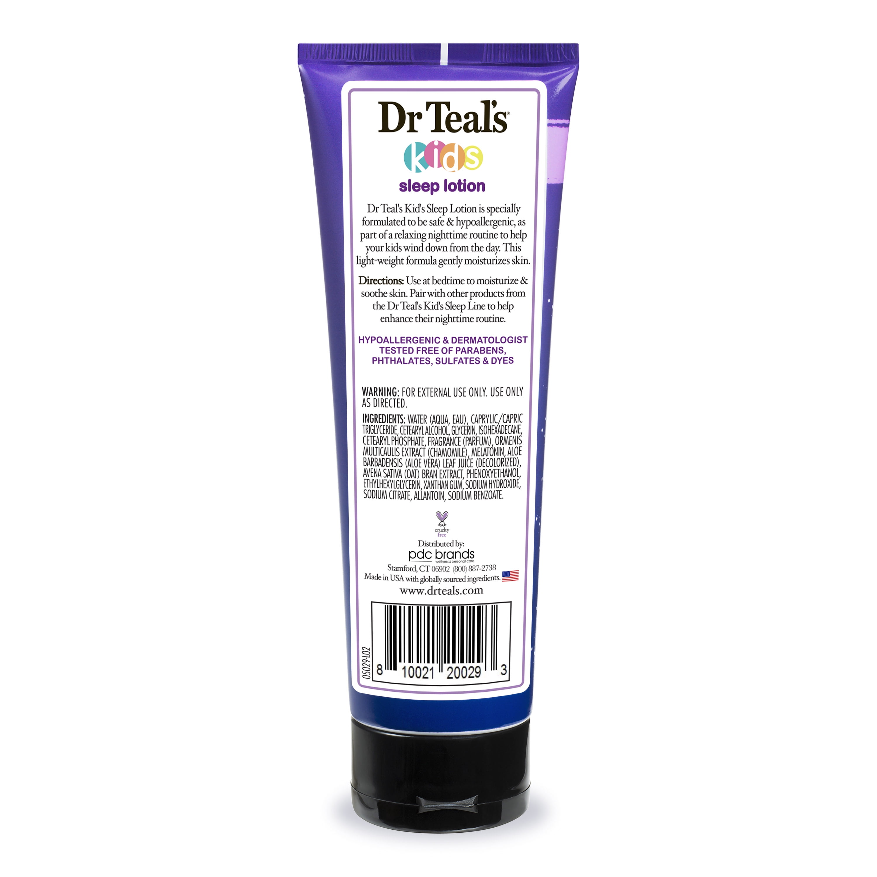 Dr Teal's Kids Sleep Body Lotion, Melatonin & Essential Oil Blend, 8 fl oz