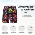thumbnail image 5 of Lsque Mens Swim Trunks Monstrous Cartoon Characters Pattern - Bathing Suit Compression Liner - Beach Swim Shorts Swimwear - (S-3XL) - Stretch Quick Dry -3X-Large, 5 of 9