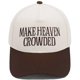 thumbnail image 1 of Gorra de béisbol Trucker de algodón con letras bordadas en dos tonos, 1 of 1