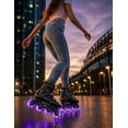 thumbnail image 2 of Kit De 8 Llantas Led Moradas De 80mm Para Patines, 2 of 5