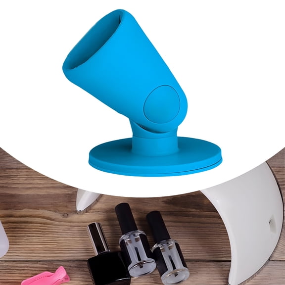 XIBUFE Nail Polish Bottle Rack Silicone Finger Polish Organizer