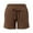 Brown573, variant on TANYSU Women's Double Layered Pleats Maternity Shorts Underbelly Drawstring Elastic Waist Shorts With Pockets Summer Cute Beach Casual Shorts Solid Color Comfort