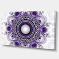 thumbnail image 2 of Design Art - Motif Fractal Violet avec Cercles, 2 of 3