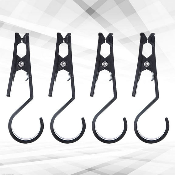 COSMOBETTY 4Pcs Thickened Springs Tent Tarp Clip Reusable for Sunshade and Canopy Fixing