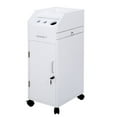 thumbnail image 3 of Tcbosik Mobile Salon Cart with Locking Cabinet & Sliding Side Tray – Hair Stylist Rolling Storage Trolley with Tool Holders & 4 Removable ABS Drawers, White, 3 of 10