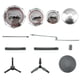 thumbnail image 4 of Juego de batería infantil con platillos trono ajustables, baquetas, instrumento musical de juguete para niños (rojo), 4 of 7