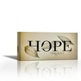 thumbnail image 1 of Hope - Hang On to It - Contemporary Fine Art Giclee on Canvas Gallery Wrap - wall d?cor - Art painting - 27 x 14 Inch - Ready to Hang, 1 of 2