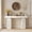 White, variant on Homieasy 47'' Farmhouse Console Table with Charging Station & LED Lights, Narrow Entryway Table for Entryway, Living Room, White