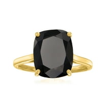 Ross-Simons Black Onyx Ring in 18kt Gold Over Sterling, Women's, Adult