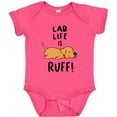 thumbnail image 3 of Inktastic Lab Life is Ruff Yellow Lab Boys or Girls Baby Bodysuit, 3 of 5