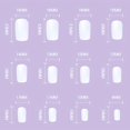 thumbnail image 2 of Ongles Pressés pour la Fête de l'Indépendance Carrés 4 Juillet Faux Ongles Courts Bleus Rouges Patriotiques Designs Ongles Courts Pressés 24 Pcs (style16), 2 of 5