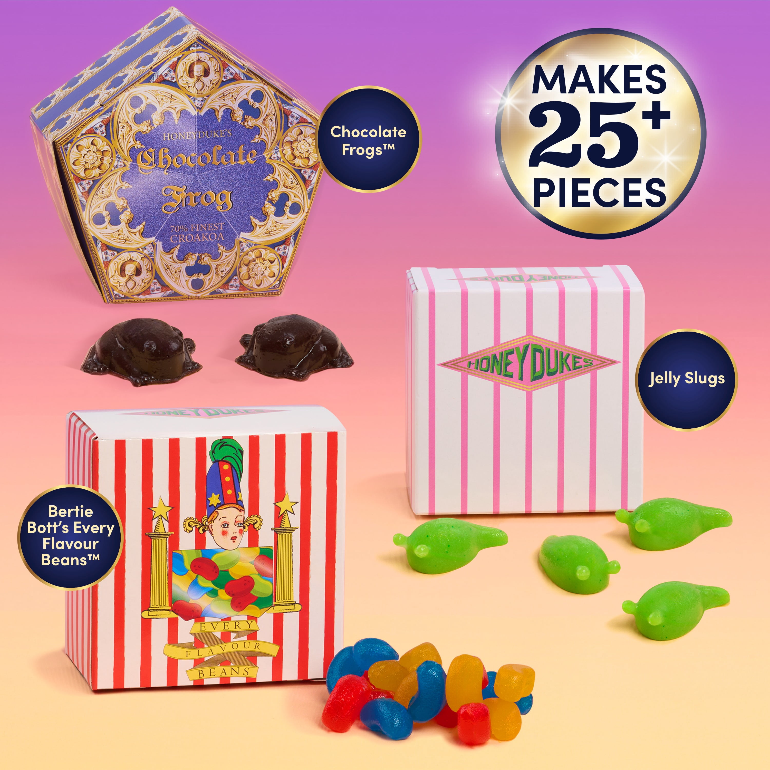 Harry Potter Honeydukes™ Candy Maker, Create Chocolate Frogs™, Jelly Slugs, and Bertie Bott’s Every Flavour Beans™, Mixes Included, Candy-Making Activity Set, Ages 8+