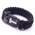 thumbnail image 2 of Pulsera de supervivencia de paracord. Tamaño de banda ajustable. Ideal para acampar, hacer senderismo, pescar y actividades al aire libre., 2 of 4