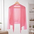 thumbnail image 2 of Cover Ups for Swimwear Women Open Front Long Sleeve Swimsuits Coverup Summer Lightweight Casual Tops Plus Size Fashion, 2 of 5