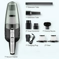 thumbnail image 5 of GYDEK Portable Car Vacuum Cleaner: High Power Cordless Handheld Vacuum - 120W - Best Car & Auto Accessories Kit for Detailing and Cleaning Car Interior Home Car Dual Purpose (Black), 5 of 9