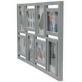 thumbnail image 6 of Melannco 25-inch by 15-inch 8-opening Plastic Collage in Distressed Gray, 6 of 7